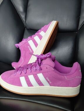 Adidas Campus '00s Purple Burst Suede Womens 7